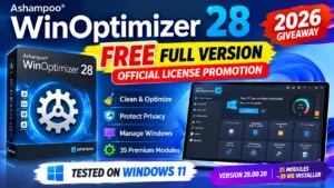 Ashampoo WinOptimizer 28 Free License Key (2026 Giveaway) | Free Download